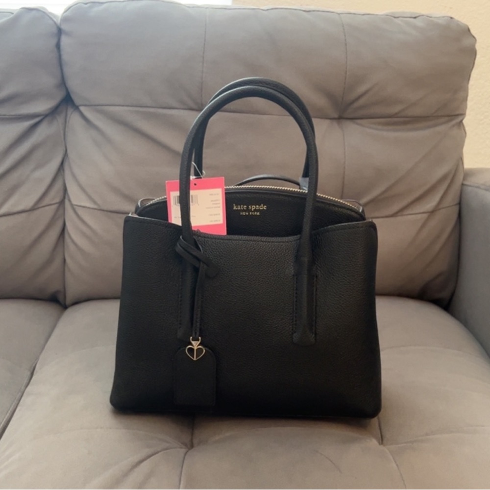 Kate Spade, Black Leather, Satchel bag